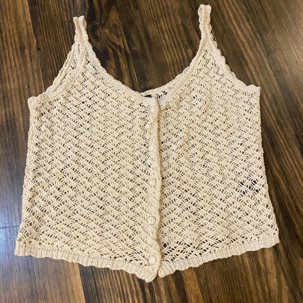 Crop sweater tank from TJMax